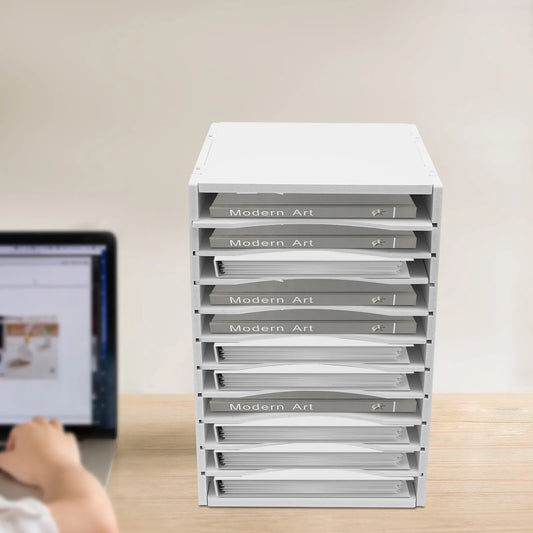 Desktop Organizer Paper File Holder For Office Home Document Storage Rack US