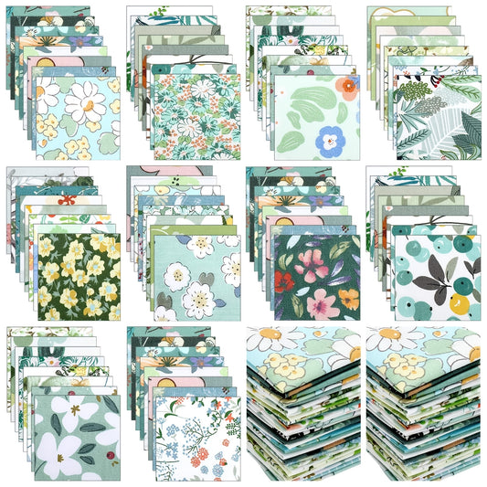 800 Pcs 4x4 Inch Fat Squares Bundle Patchwork Fabrics